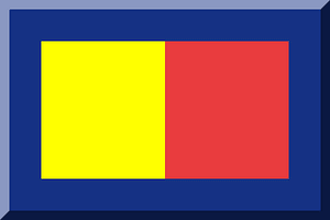 600px bordered HEX-E93C3E bisection HEX-FFFF00 HEX-153184