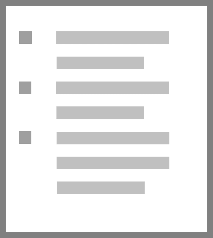 List icon