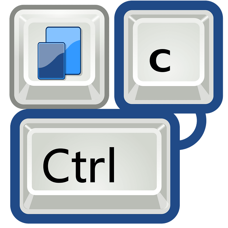 Computer-keyboard-shortcut-to-copy all