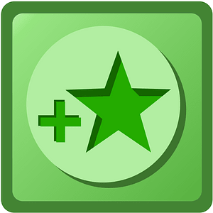 Green star boxed plus