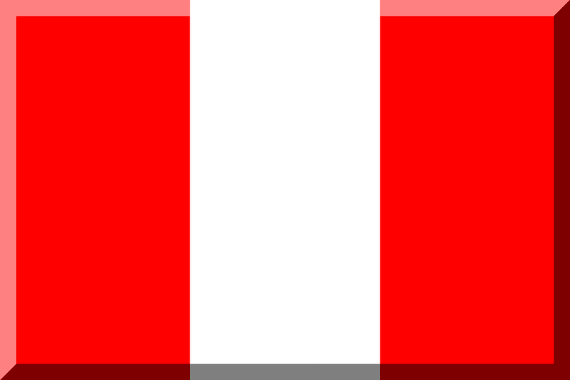 600px trisection bicolour vertical HEX-FF0000 White