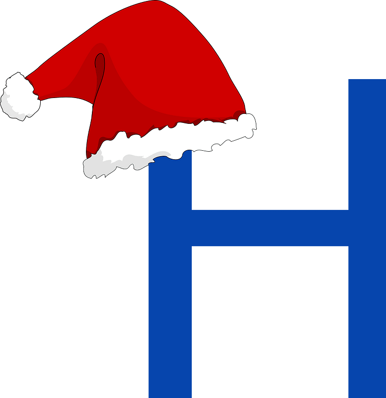 Santa hat + H