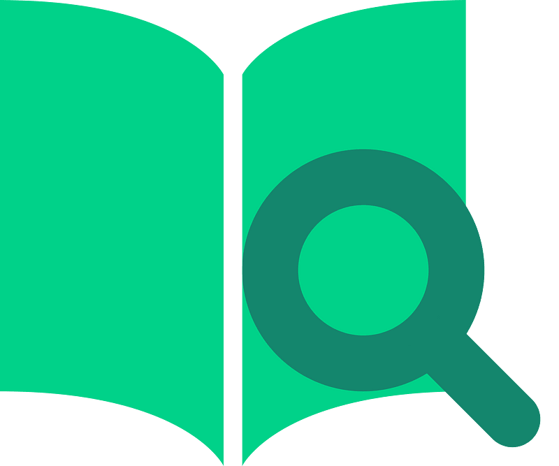 Green flat directory icon