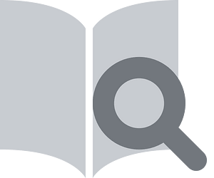 Grey flat directory icon