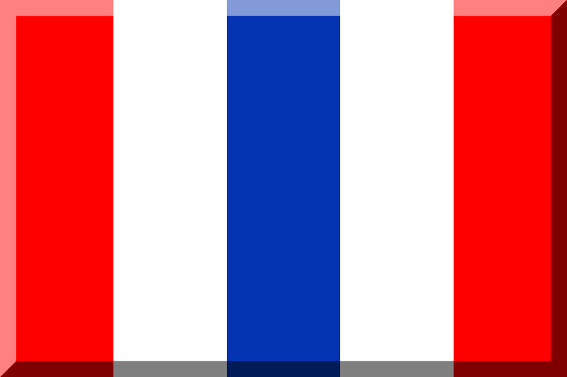 Rosso Bianco e Blu (Strisce)