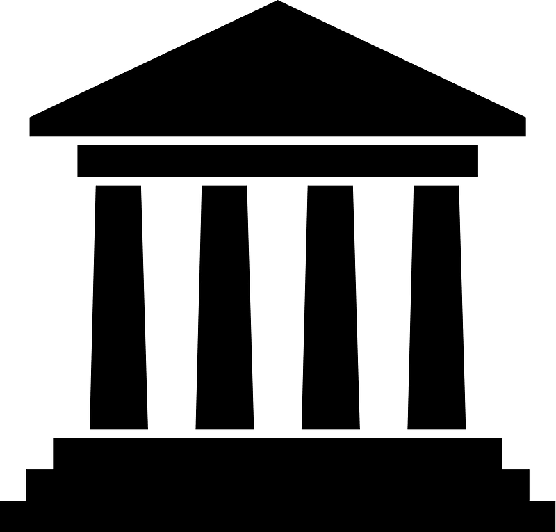 Government icon (black)