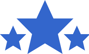 OOjs UI-like 3 stars plain progressive