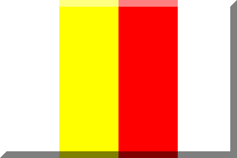 600px quadrisection vertical White background HEX-FFFF00 HEX-FF0000 stripes