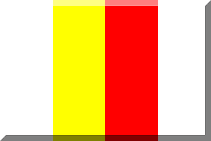 600px quadrisection vertical White background HEX-FFFF00 HEX-FF0000 stripes