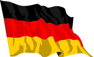 Germany flag waving icon