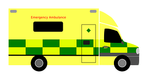 British Style Ambulance Clipart