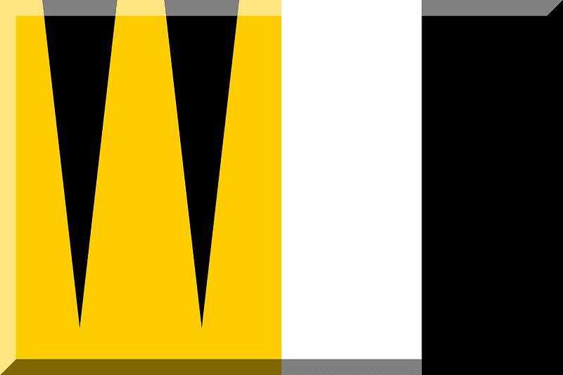 600px giallo bianco nero triangoli neri
