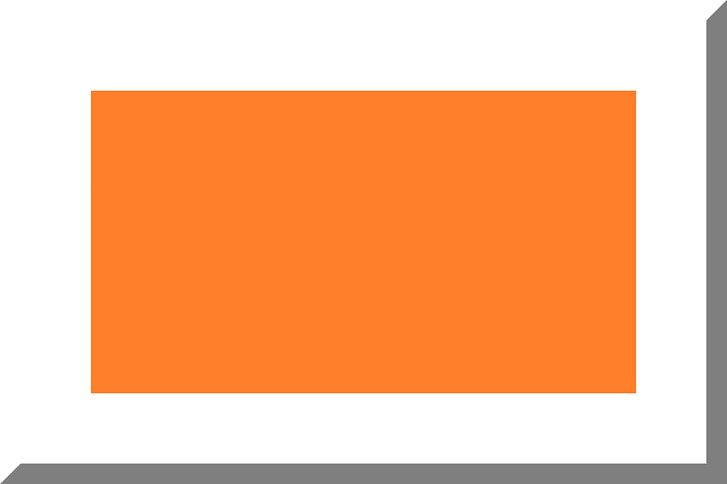 600px HEX-FF7F2A Bordered White