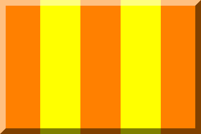 600px pentasection vertical HEX-FF8000 HEX-FFFF00 HEX-FF8000 HEX-FFFF00 HEX-FF8000