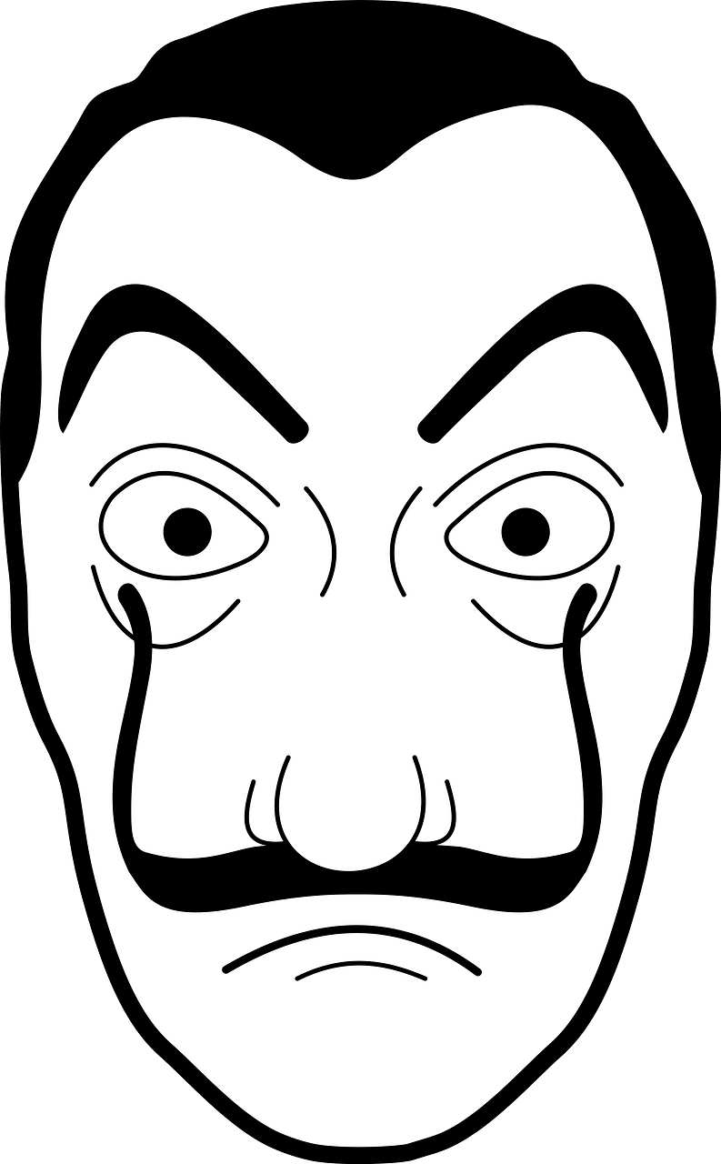 Salvador Dalí mask