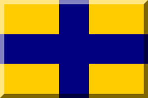 600px HEX-FFCC00 with Latin cross HEX-000080