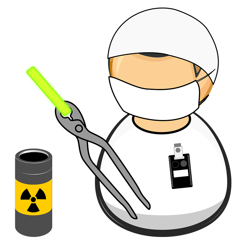 Nuclear facility worker