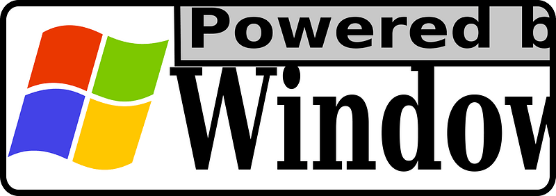 Webpage icon-powered by windows