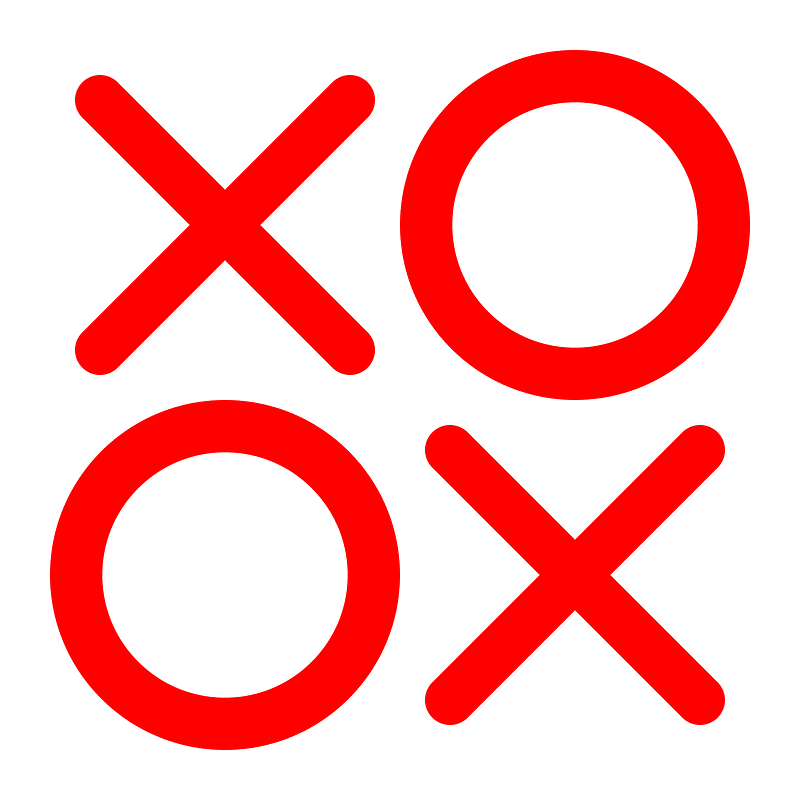 Red TicTacToe Icon