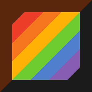 Sobsz - rainbow diagonal icon