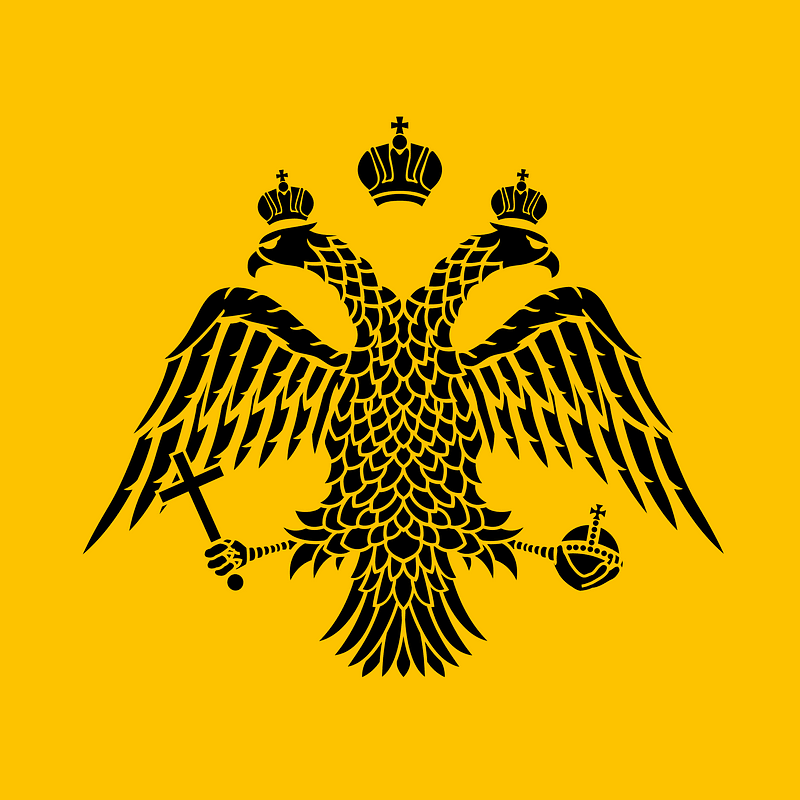 Greek Orthodox Churches' flag modified to resemble the emblem of the Ecumenical Patriarchate
