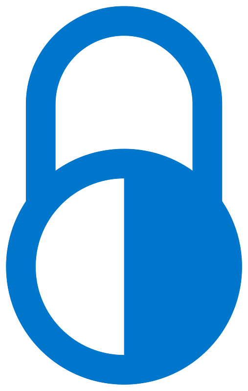 Limited-free-access lock blue