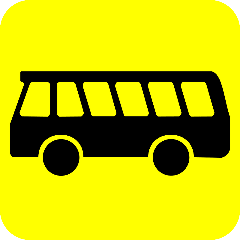 Feature suburban buses yellow