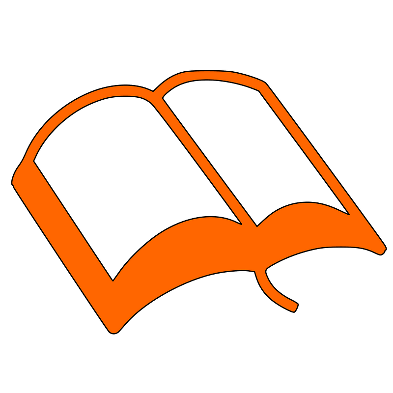 Book silhouette
