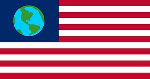 Futurama flag of Earth