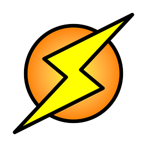 Lightning Bolt on Circle