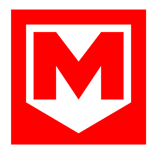 BKV metro logo in the 90s red
