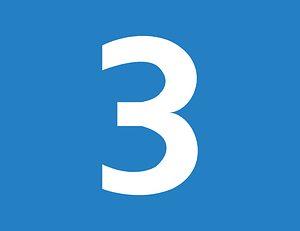 Logo de la ligne 3 du tramway de Nantes