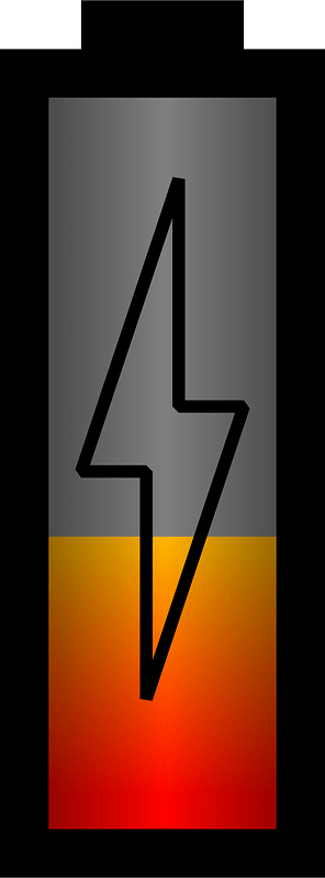 Almost low-level battery