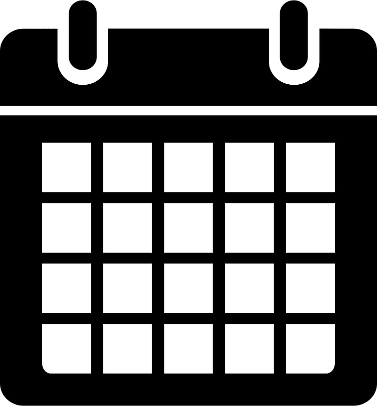 White quadratic calendar