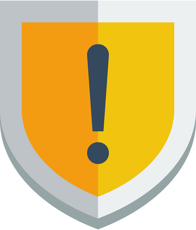 Grey yellow attention