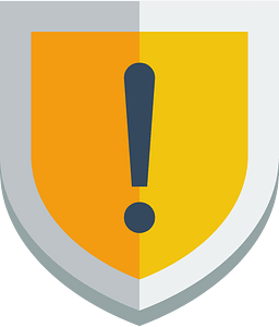 Grey yellow attention