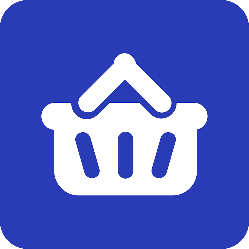 Blue basket