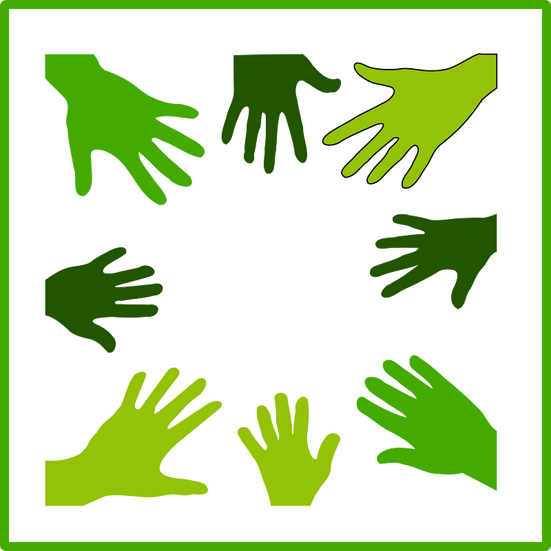 Many hands