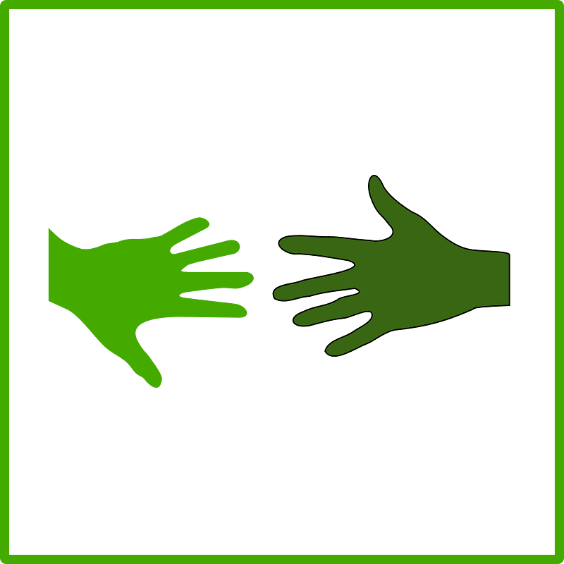 Two hands