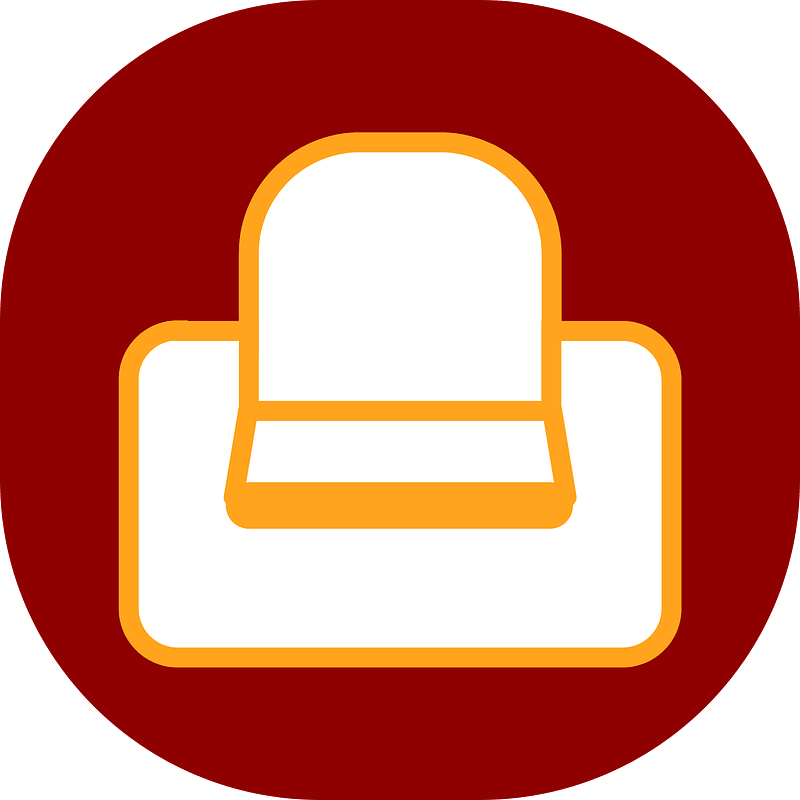 Red armchair