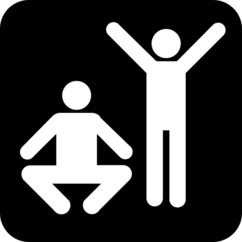Exercise fitness black