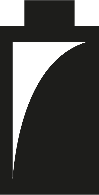 Black white battery
