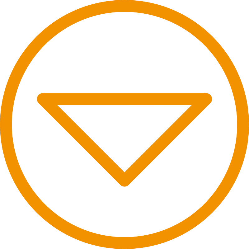 White and orange down