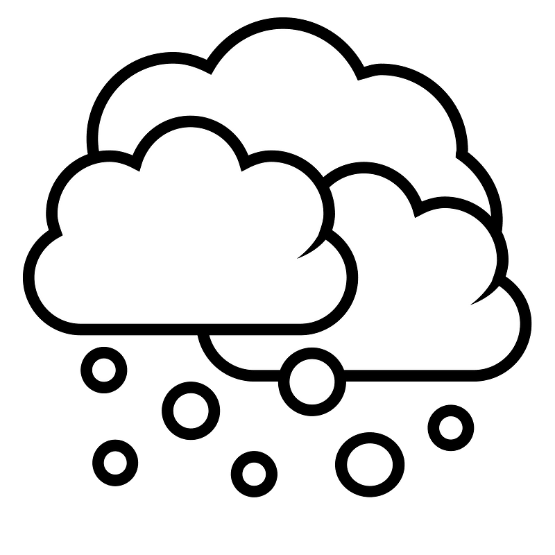 Tango Weather Showers Scattered - Outline