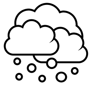 Tango Weather Showers Scattered - Outline