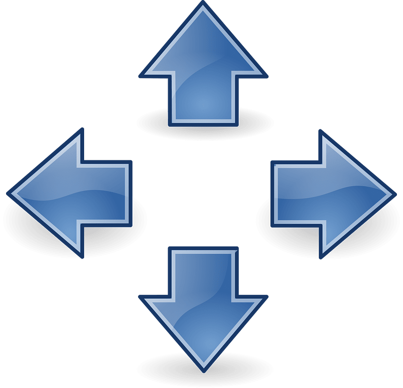 Tango Style Arrows Blue