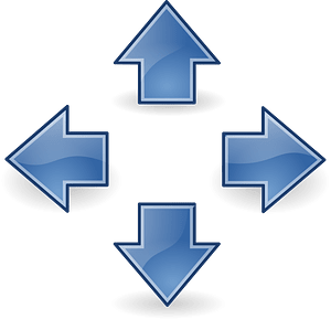 Tango Style Arrows Blue