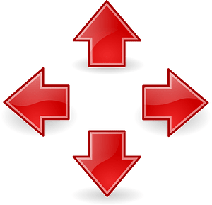 Tango Style Arrows Red