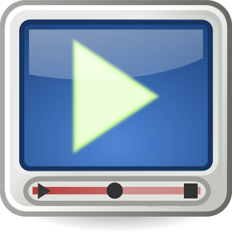 Tango Style Video Player Icon