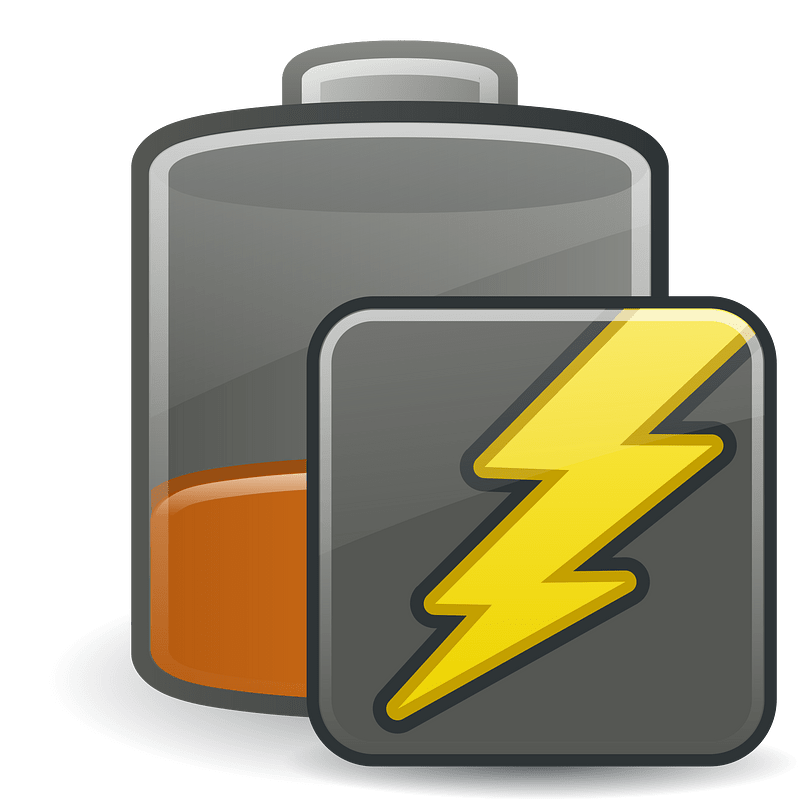Rodentia Icons Battery Caution Charging